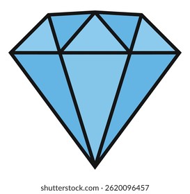 Diamond icon vector design isolated on white background.