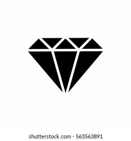 Diamond icon vector design isolated on white background 