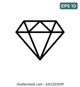 diamond icon vector design template