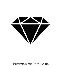 diamond icon vector design template in white background