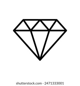 diamond icon vector design template simple and clean