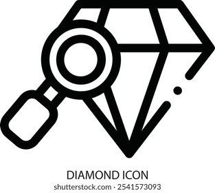 Plantilla de diseño de Vector de icono de diamante 