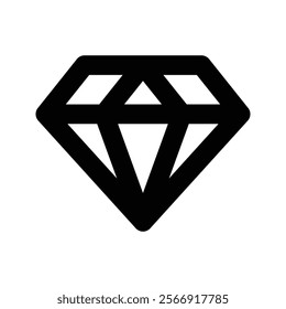 diamond icon vector design template simple and clean