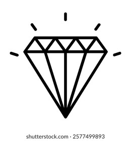 diamond icon vector design template simple and clean