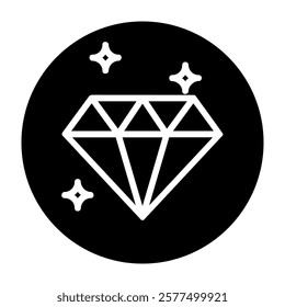 diamond icon vector design template simple and clean