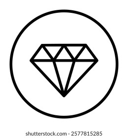 diamond icon vector design template simple and clean