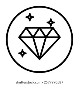 diamond icon vector design template simple and clean