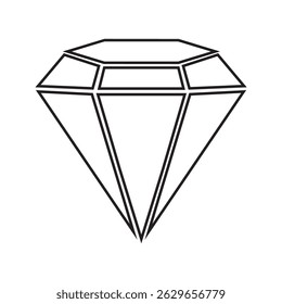 diamond icon vector design template simple and clean