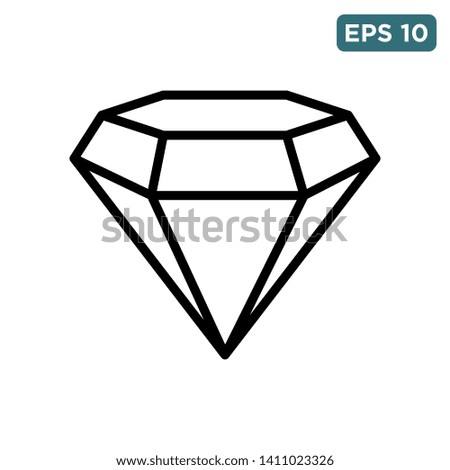 Diamond icon vector design template
