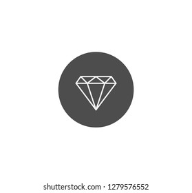 Diamond icon . Vector . EPS 10