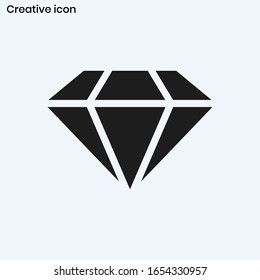 Diamond icon vector eps 10