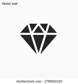 Icono de diamante eps 10