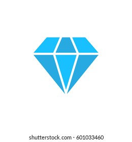 Diamond Icon Vector Filled Flat Sign Stock Vector (Royalty Free ...