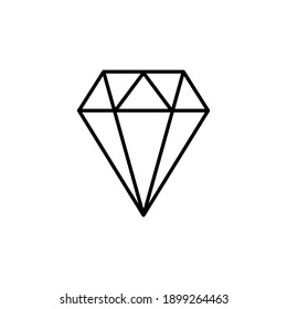 Diamond icon vector. diamond gems vector icon.
