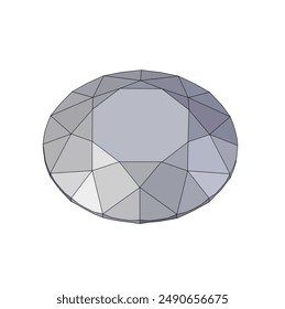 Diamond icon vector. diamond gems vector icon.
