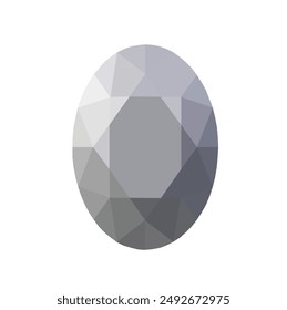 Icono de diamante. Vector de Vector de gemas de diamante.