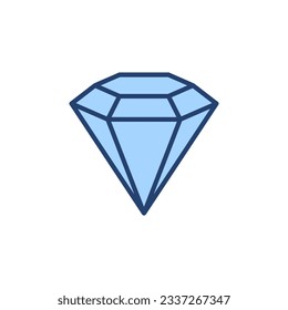 Diamond icon vector. diamond gems sign and symbol