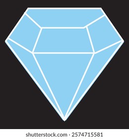 Diamond icon vector , Diamond gems sign and symbol design eps 10 