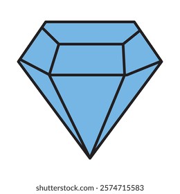 Diamond icon vector , Diamond gems sign and symbol design eps 10 