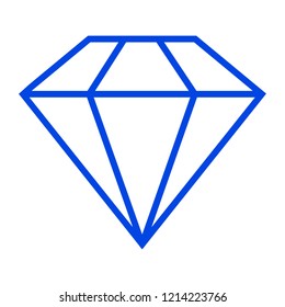 Diamond icon. Vector illustration