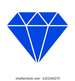 Diamond icon. Vector illustration