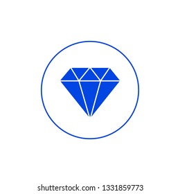 Diamond icon. Vector illustration