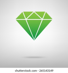 Diamond icon - Vector illustration