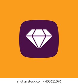 Diamond icon vector illustration