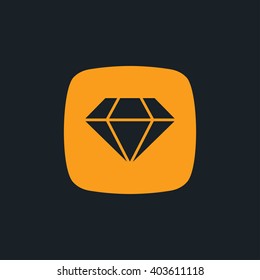Diamond icon vector illustration