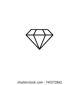 Diamond icon vector illustration