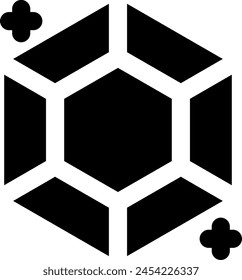 elemento de activo de Ilustración vectorial de icono de diamante