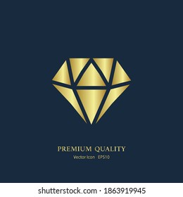 diamond icon. Vector illustration EPS 10.