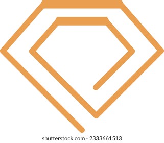 Diamond Icon Vector Illustration. Flat design style eps 10.