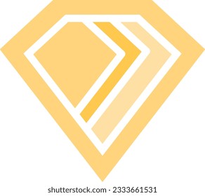 Diamond Icon Vector Illustration. Flat design style eps 10.