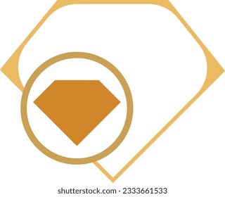 Diamond Icon Vector Illustration. Flat design style eps 10.