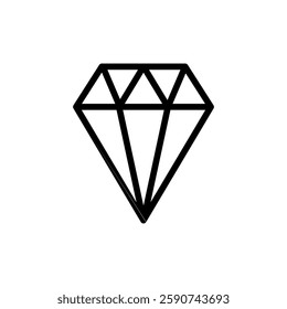 Diamond icon vector illustration. diamond gems sign and symbol