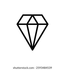 Diamond icon vector illustration. diamond gems sign and symbol