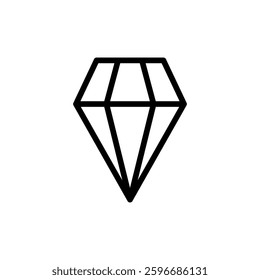 Diamond icon vector illustration. diamond gems sign and symbol
