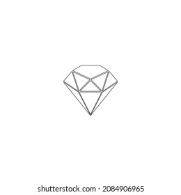 Diamond Symbol Vektorgrafik Logo Design.