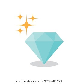 plantilla de logotipo de ilustración de vector de icono de diamante