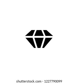 diamond icon. diamond vector illustration on white background for web and apps.
