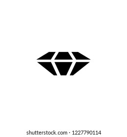 diamond icon. diamond vector illustration on white background for web and apps.