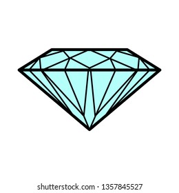 diamond icon. vector illustration on white background