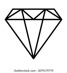 Diamond icon vector image. Can also be used for web apps, mobile apps and print media.
