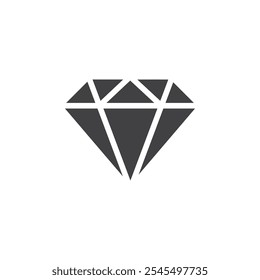 Esquema del logotipo del Vector del icono del diamante