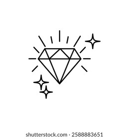 diamond icon Vector logo set flat