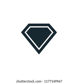 diamond icon vector logo template
