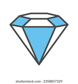 Vector de iconos de diamantes en diseño de moda