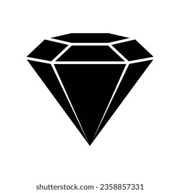 Diamond icon vector on trendy design