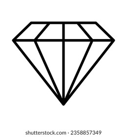 Diamond-Ikone-Vektorgrafik auf trendigem Design